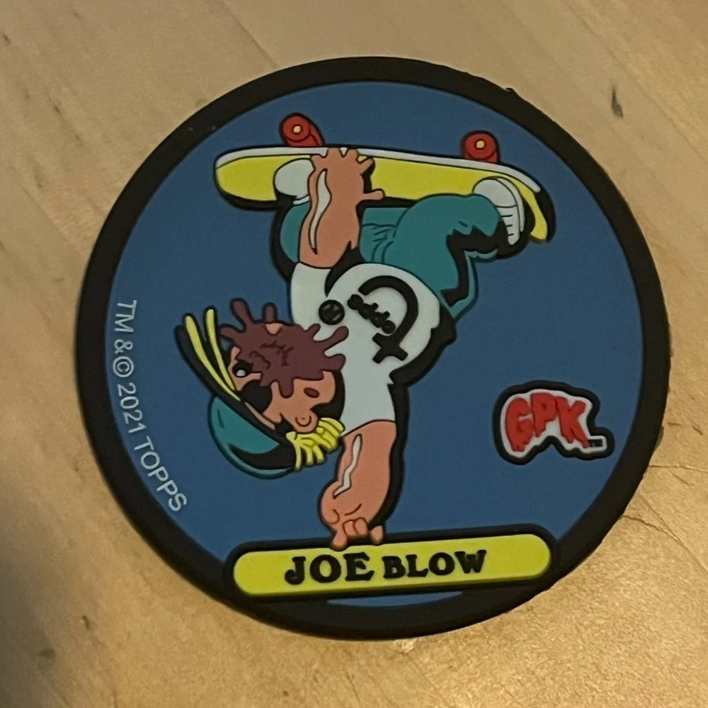 GPK Garbage Pail Kids Joe Blow Glowster Drink Coaster Topps